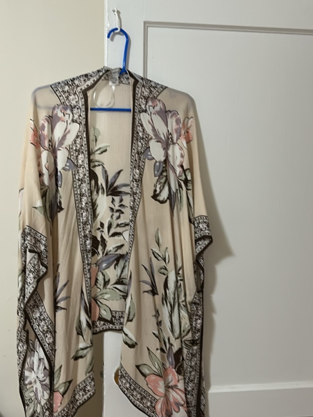Nine West Floral Kimono Wrap